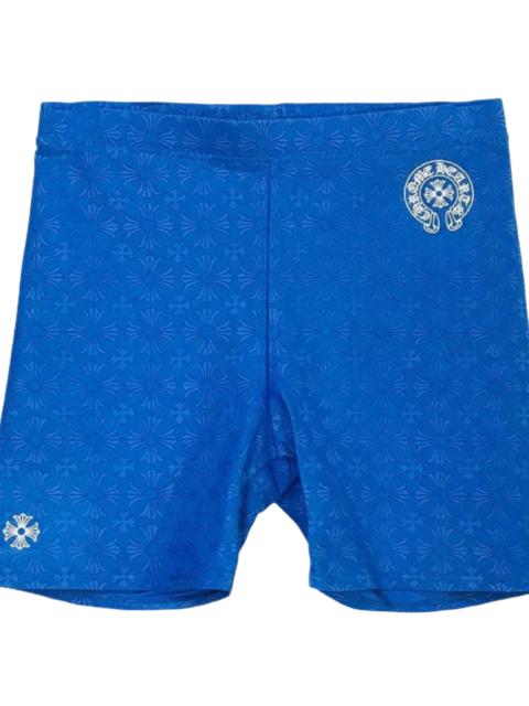 Chrome Hearts Horseshoe Logo Biking Shorts "Blue" CHRM0843