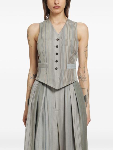Vivienne Westwood liberty striped waistcoat