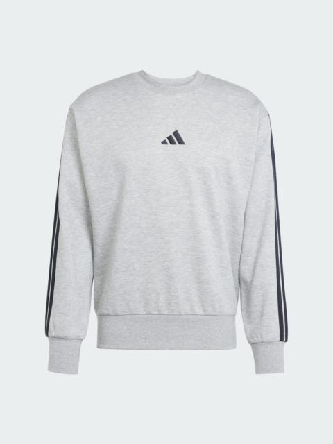 adidas Essentials 3-Stripes Fleece Sweatshirt