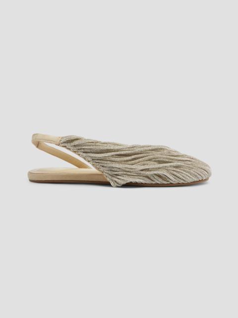 CHRISTOPHER ESBER Saskia Stranded Crystal Flat