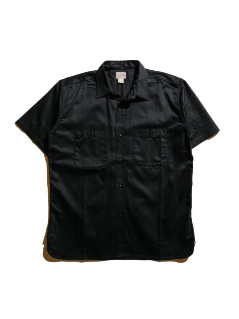 The Real McCoys MS25013 8HU HBT Work Shirt S/S Black