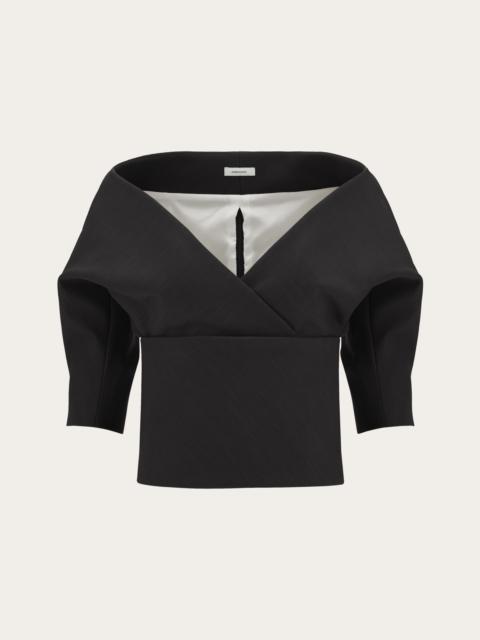 FERRAGAMO Kimono sleeve top