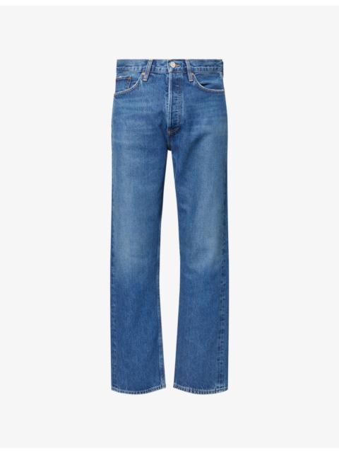 AGOLDE 90s Mid-Rise Straight-Leg Denim Jeans