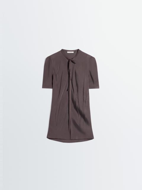 Lemaire CREASED FITTED SHIRT IN POLY VISCOSE TWILL