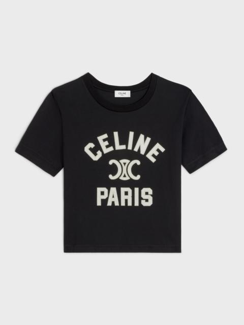 CELINE Celine Paris boxy T-shirt in cotton jersey