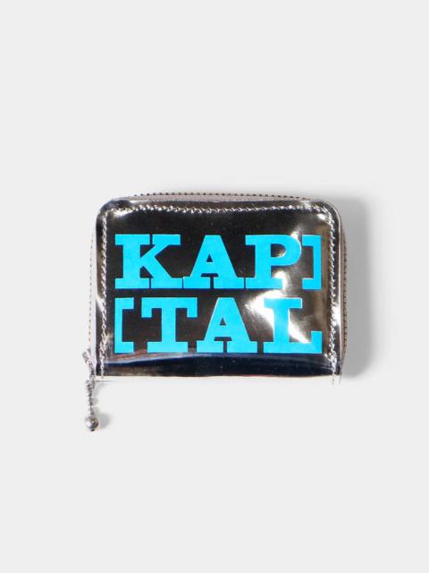 Kapital Mirror Leather THUMBS-UP Mini Wallet - Sax
