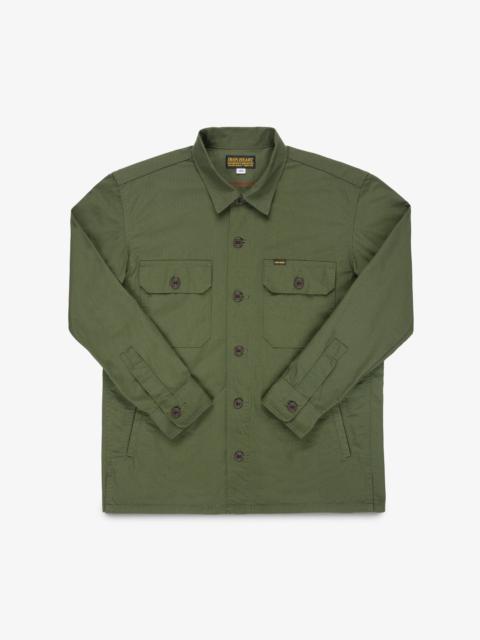 Iron Heart IHSH-450-ODG 8OZ COTTON/NYLON RIPSTOP MILITARY CPO SHIRT - OLIVE DRAB GREEN