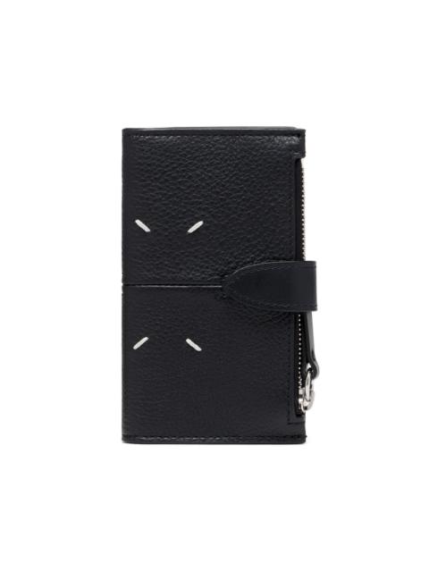 Maison Margiela zip leather card holder