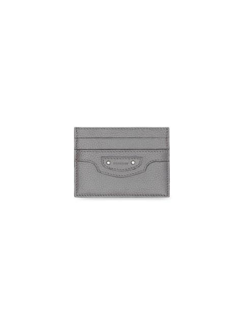 BALENCIAGA Women's Neo Classic Card Holder in Dark Grey