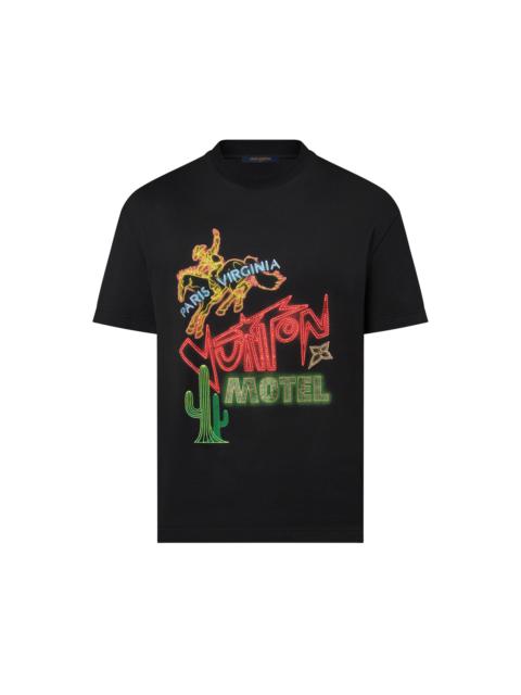 Louis Vuitton Graphic Embellished Cotton T-Shirt