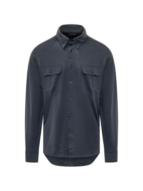 TOM FORD button-up chest-pocket shirt