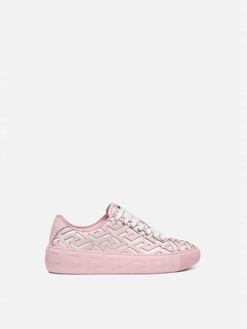 VERSACE Greca Laser Cut Sneakers