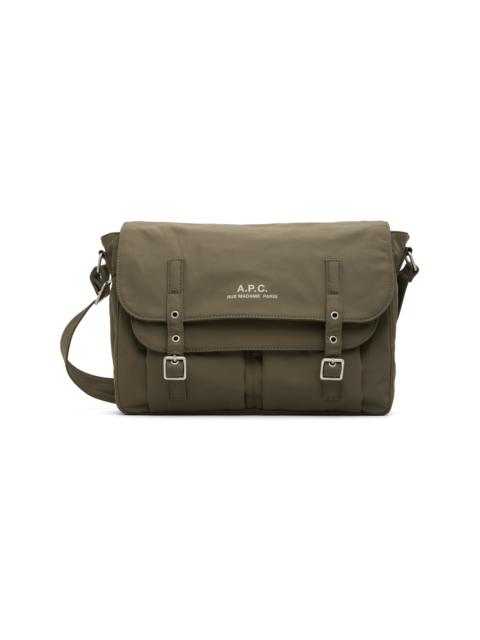 A.P.C. Khaki Archive Messenger Bag
