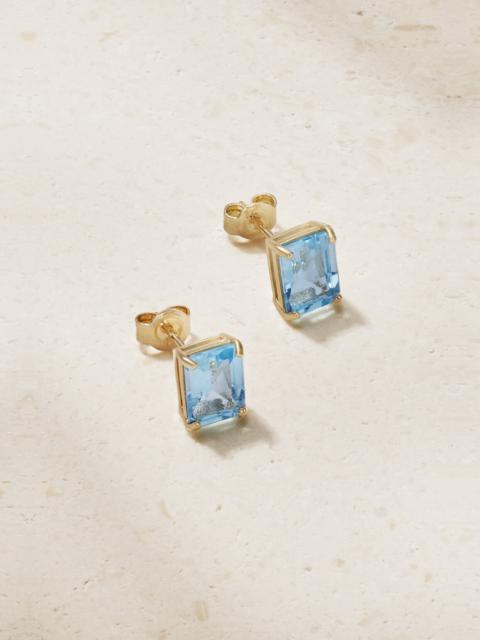 MATEO 14-karat Gold Topaz Earrings