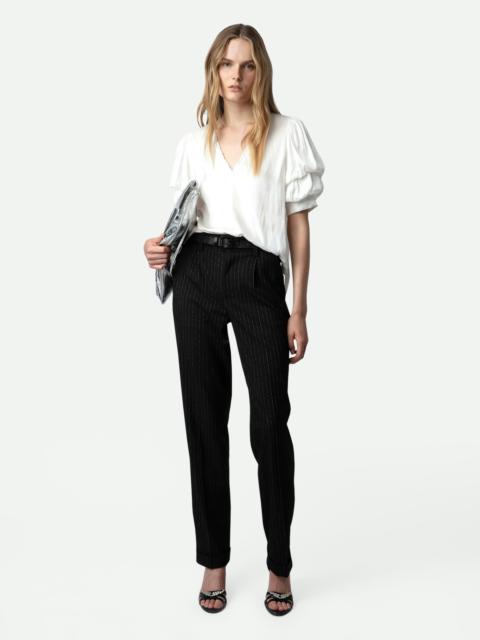 Zadig & Voltaire Taste Satin Top