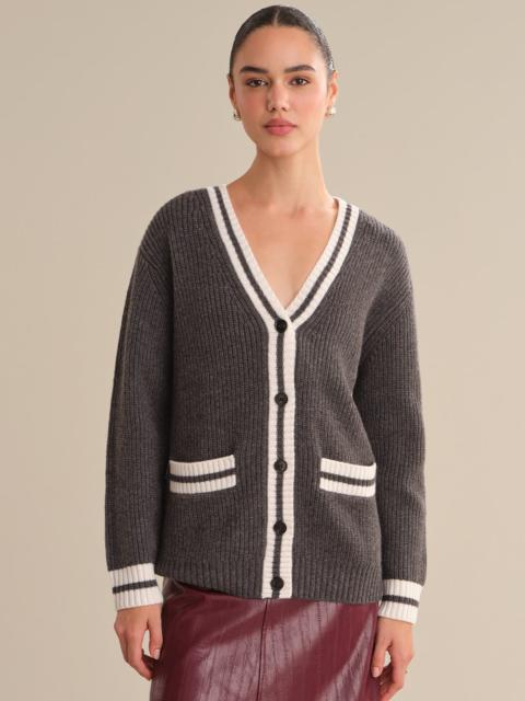 525 america Reece: Cashmere Blend Rib Cardigan
