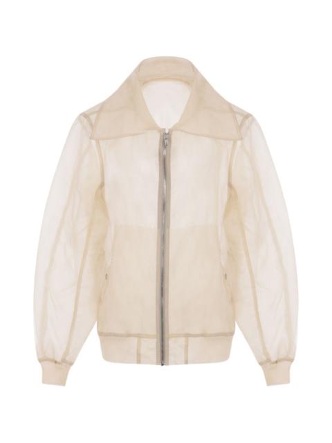 Rick Owens sheer zip-up jacket
