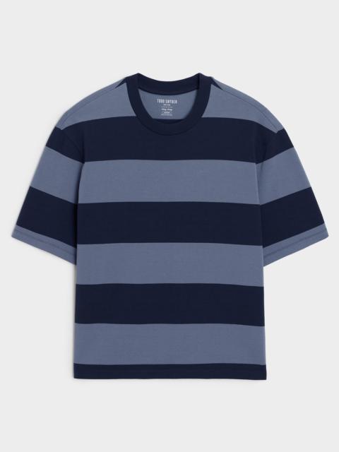 TODD SNYDER Boxy Jersey Rugby Tee