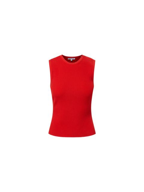 VERONICA BEARD SID SLEEVELESS CREW-NECK PULLOVER
