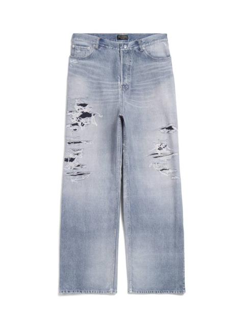 BALENCIAGA Trompe L'œil Pants in Blue