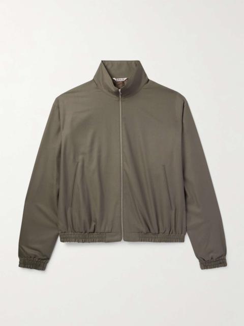 Oversized Super 180s Wool Blouson Jacket