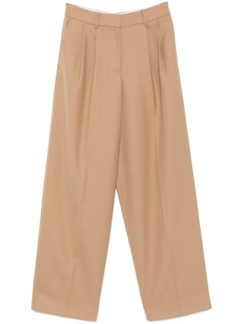 MICHAEL KORS pleated wide-leg trousers