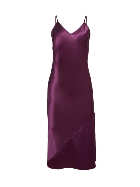 Fleur du Mal Silk Bias Slip with Slit