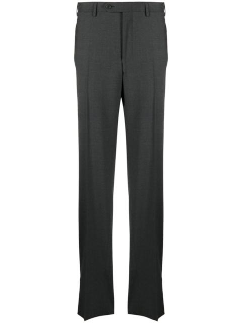 Canali pressed-crease wool tailored trousers