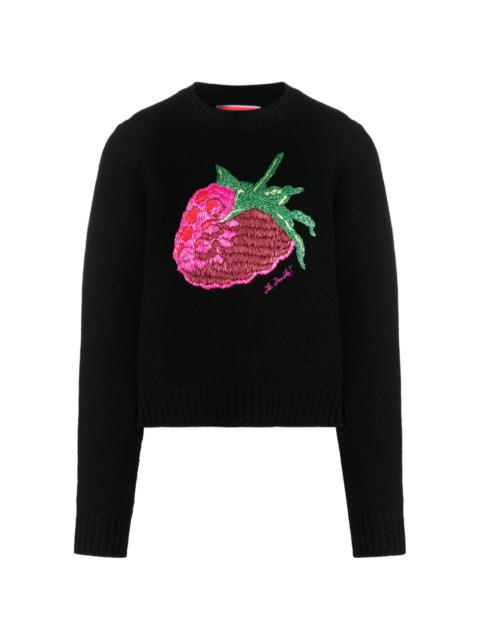 Lampone embroidered jumper