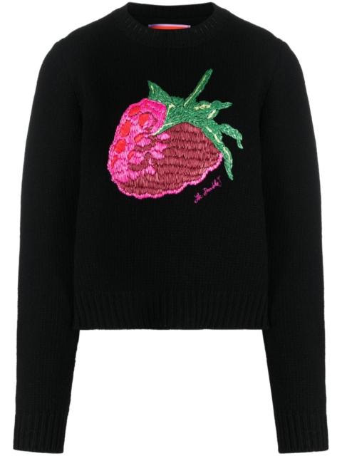 Lampone embroidered jumper