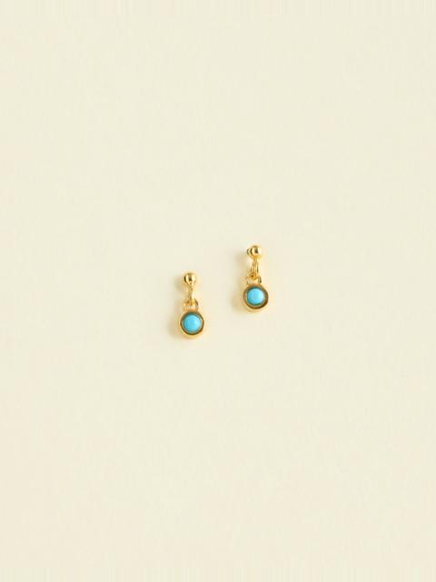 Madewell Demi-Fine Turquoise Drop Earrings