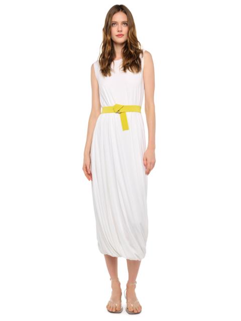 NORMA KAMALI SLEEVELESS TWIST MIDCALF DRESS
