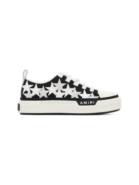 AMIRI Black Stars Court Low Sneakers