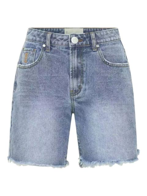 ONE TEASPOON frayed distressed denim shorts