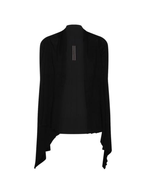 Rick Owens asymmetric draped cardigan