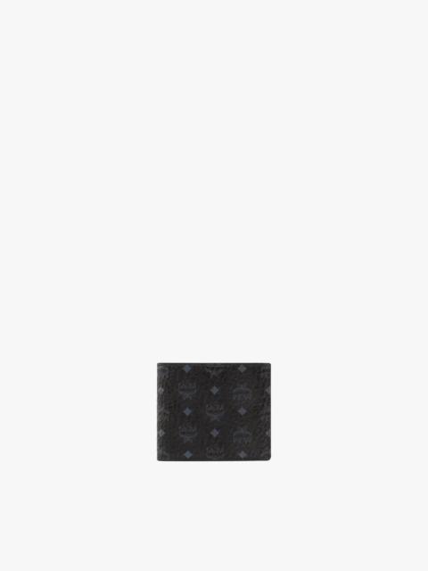 MCM Bifold Wallet With Coin Pocket in Visetos Original