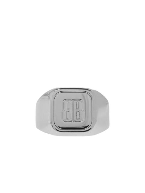 BALENCIAGA Nano Signet logo-detail ring