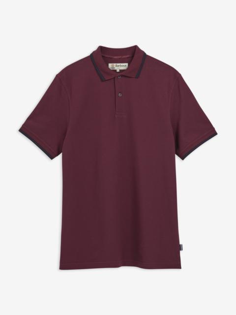 Barbour Lunan Tartan Trimmed Tailored Polo Shirt
