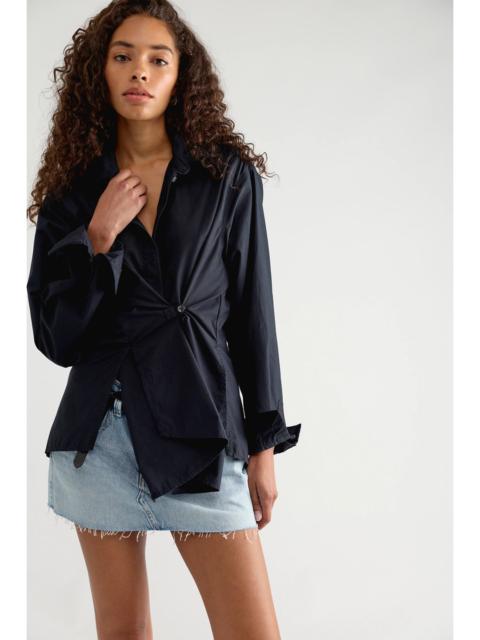 FREE PEOPLE We The Free Many Ways Solid Button Down