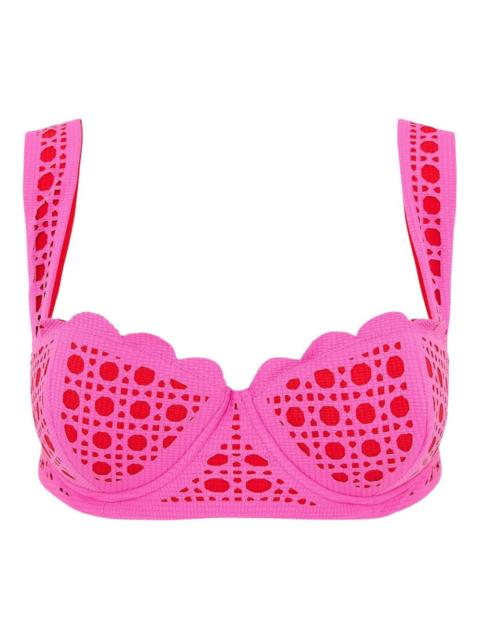 MARYSIA North laser-cut bikini top