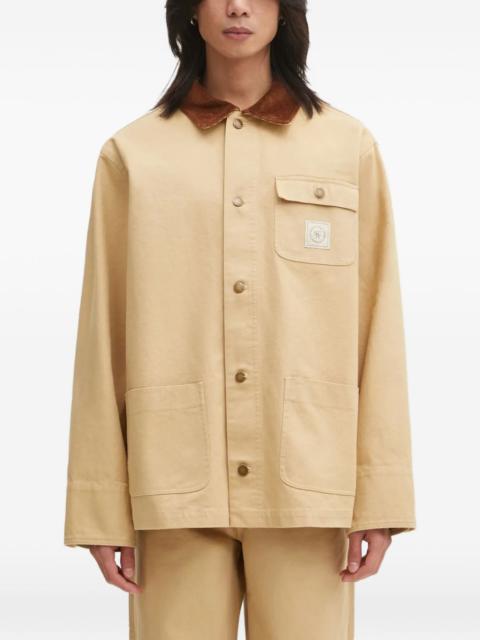 Sporty & Rich corduroy-collar jacket