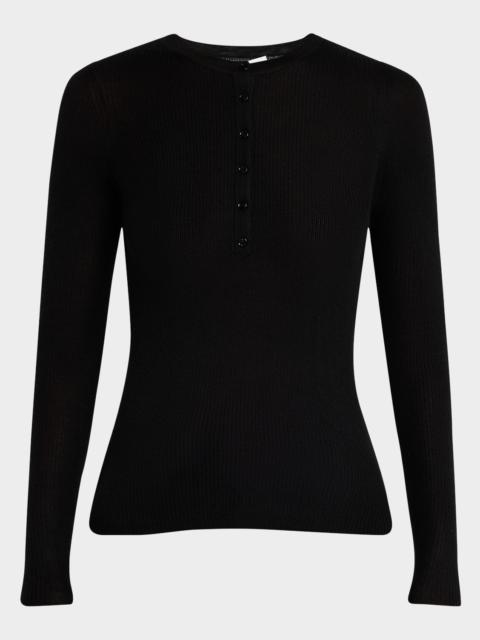 GABRIELA HEARST Julian Cashmere Henley Sweater
