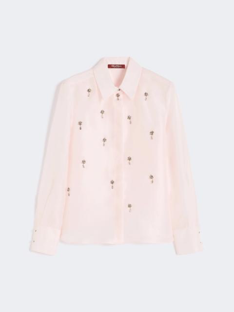 Max Mara Silk organza shirt - PINK