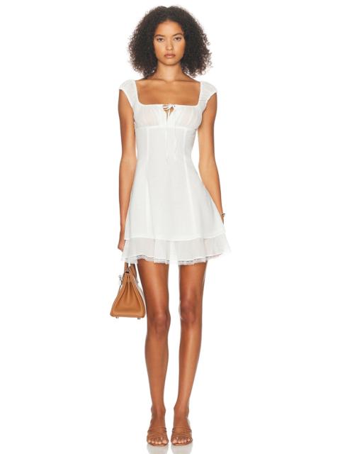 HELSA Voile Faire Mini Dress