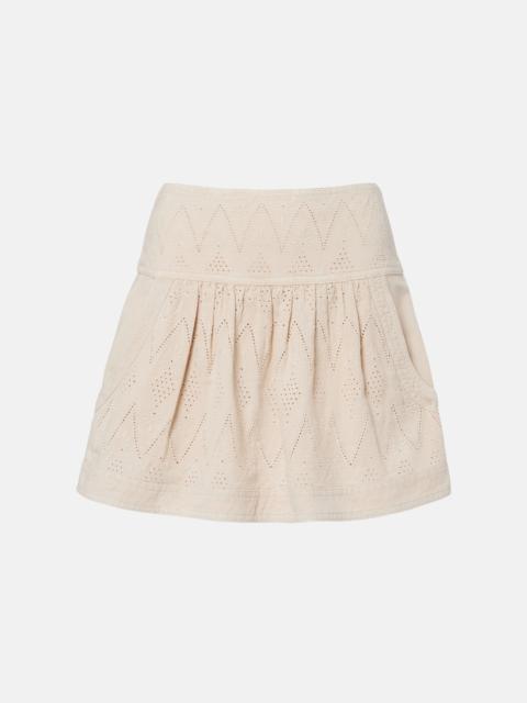 Isabel Marant Étoile Kelise broderie anglaise cotton miniskirt