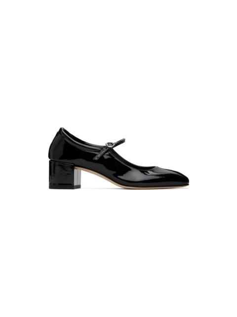 Aeyde Black Aline Mary-Jane Heels