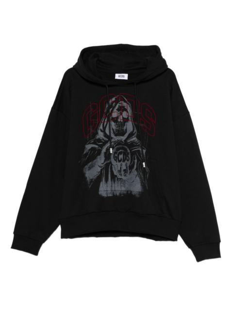 GCDS graphic-print hoodie