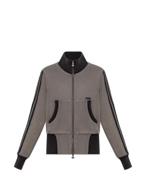 adidas x AVAVAV logo-embroidered zip-up sweatshirt
