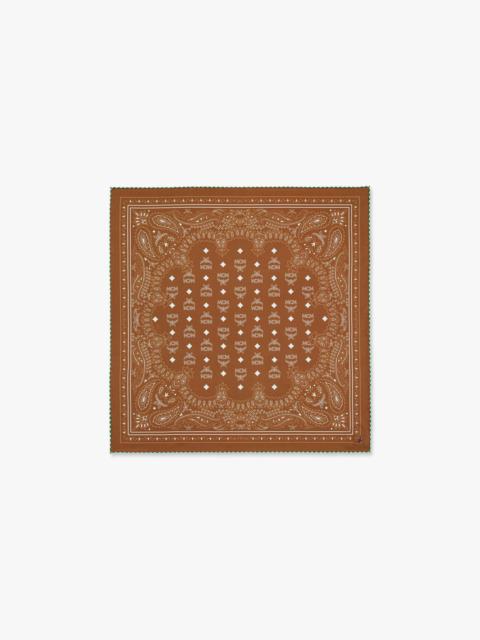 MCM Paisley Cotton-Silk Scarf