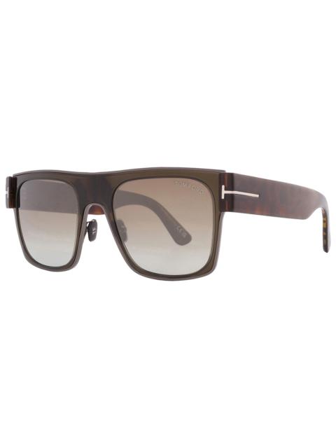 TOM FORD Tom Ford Edwin Brown Gradient Browline Men's Sunglasses FT1073 51G 54